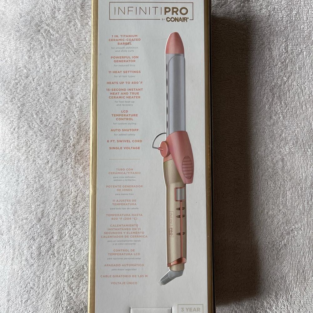 Brand new curling iron frizz free Conair